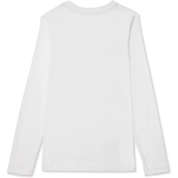 Speedo Boys UV Swim Shirt Long Sleeve Tee GraphicBright White