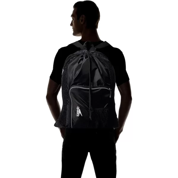 Speedo Deluxe Ventilator Mesh Equipment BagSpeedo Black