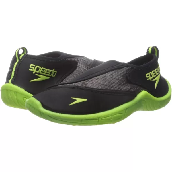 Speedo Kids Surfwalker Pro 20 Water Shoes Little KidBig KidLittle Kid 48 Years BlackYellow