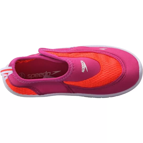 Speedo Kids Surfwalker Pro 20 Water Shoes Little KidBig KidToddler 14 Years PinkWhite