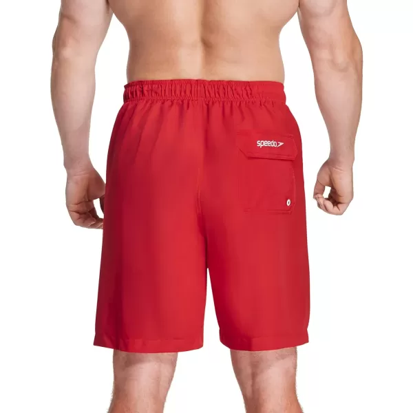 Speedo Mens Swim Trunk Big and Tall RedondoHigh Risk Red