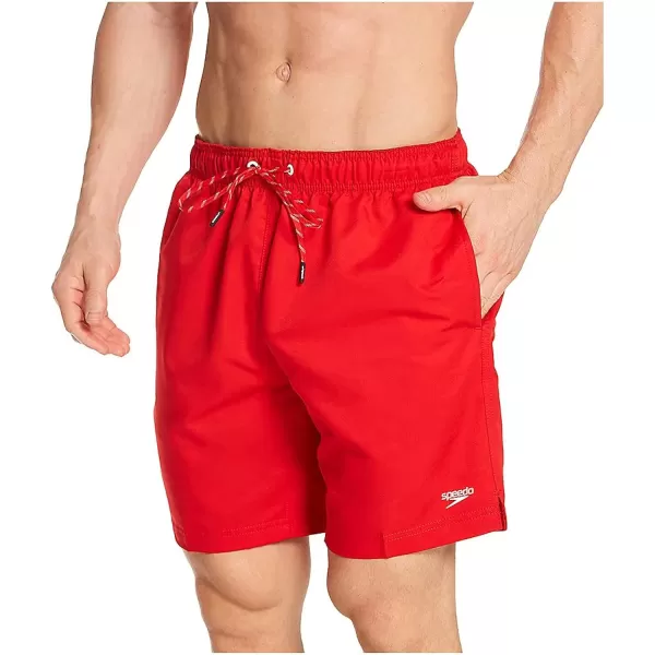 Speedo Mens Swim Trunk Big and Tall RedondoHigh Risk Red