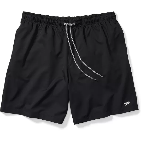 Speedo Mens Swim Trunk Big and Tall RedondoSpeedo Black