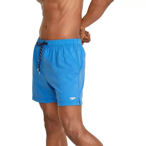 Speedo Mens Swim Trunk Knee Length Volley Comfort Liner Solid16 Blue Atoll