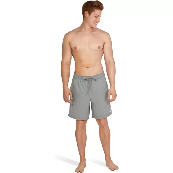 Speedo Mens Swim Trunk Mid Length Redondo SolidMonument