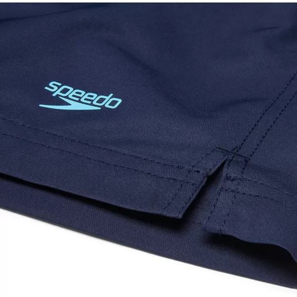Speedo Mens Swim Trunk Mid Length Redondo StripePeacoat Block