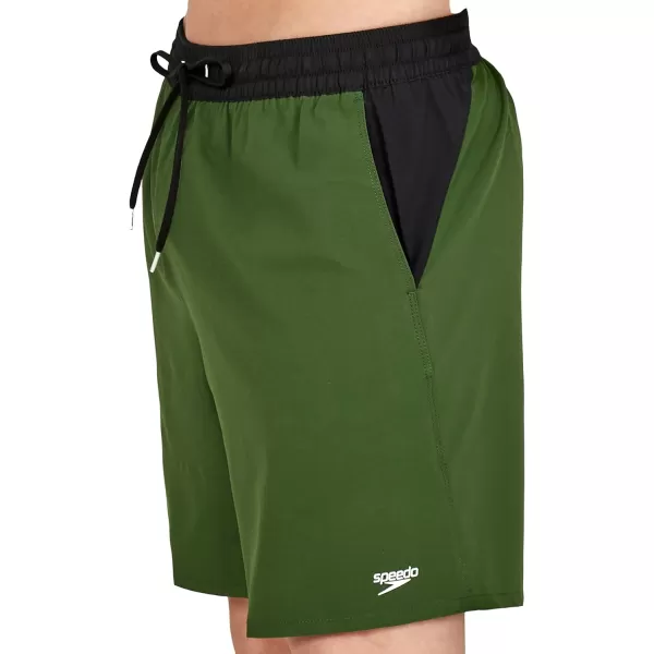 Speedo Mens Swim Trunk Mid Length Seaside2022 Douglas Fir