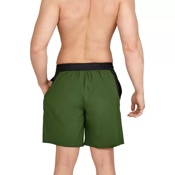 Speedo Mens Swim Trunk Mid Length Seaside2022 Douglas Fir