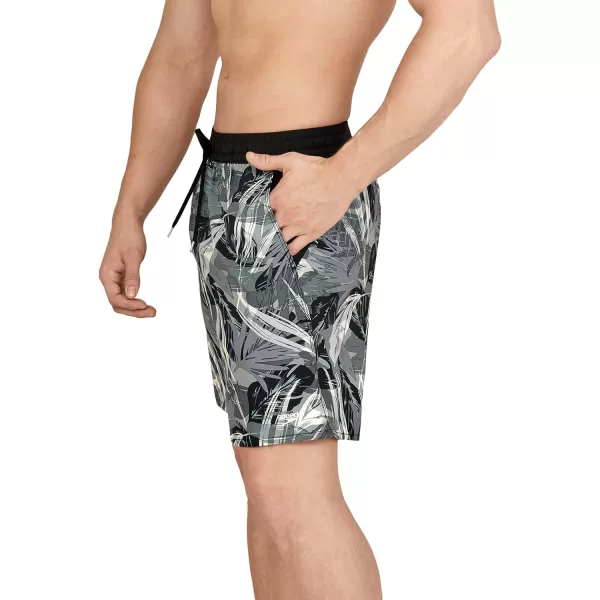 Speedo Mens Swim Trunk Mid Length SeasideCamo Monument