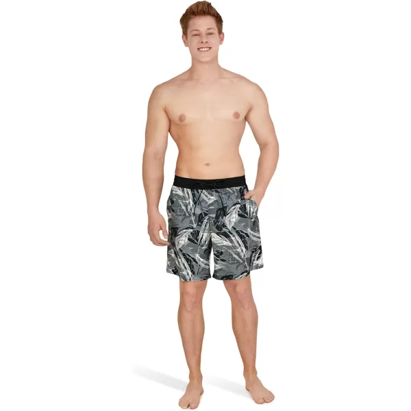 Speedo Mens Swim Trunk Mid Length SeasideCamo Monument