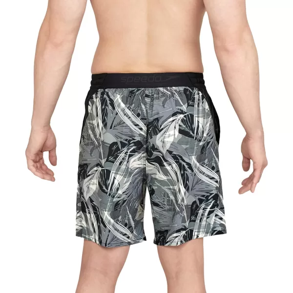 Speedo Mens Swim Trunk Mid Length SeasideCamo Monument