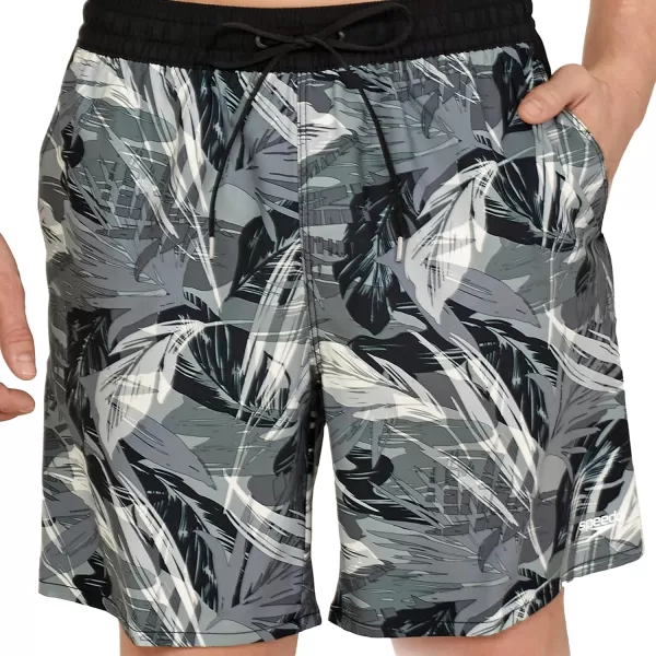 Speedo Mens Swim Trunk Mid Length SeasideCamo Monument