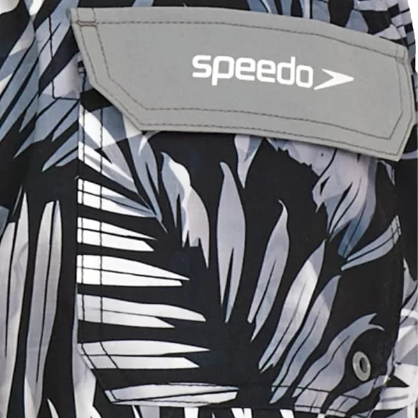 Speedo Mens Swim Trunk Mid Length SeasidePalm Anthracite