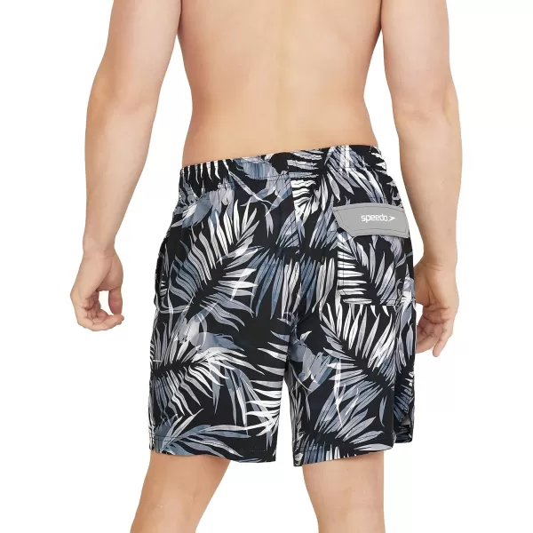 Speedo Mens Swim Trunk Mid Length SeasidePalm Anthracite