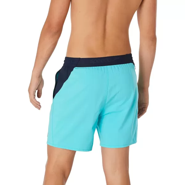 Speedo Mens Swim Trunk Mid Length SeasideScuba Blue