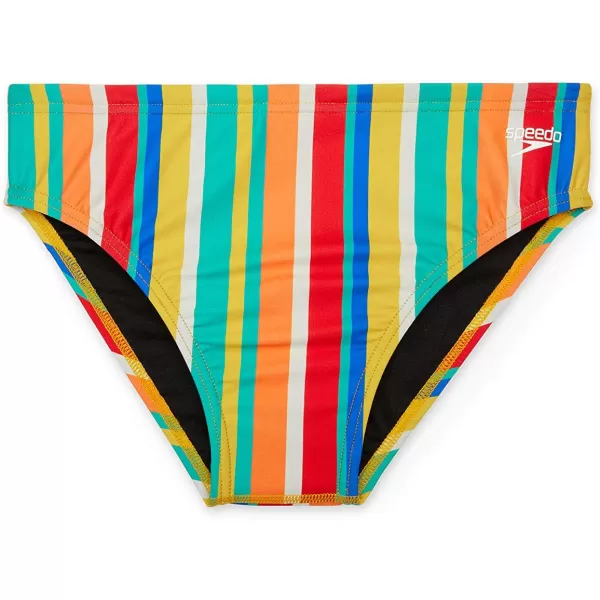 Speedo Mens Swimsuit Brief Endurance The OneClean Stripe