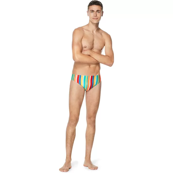 Speedo Mens Swimsuit Brief Endurance The OneClean Stripe