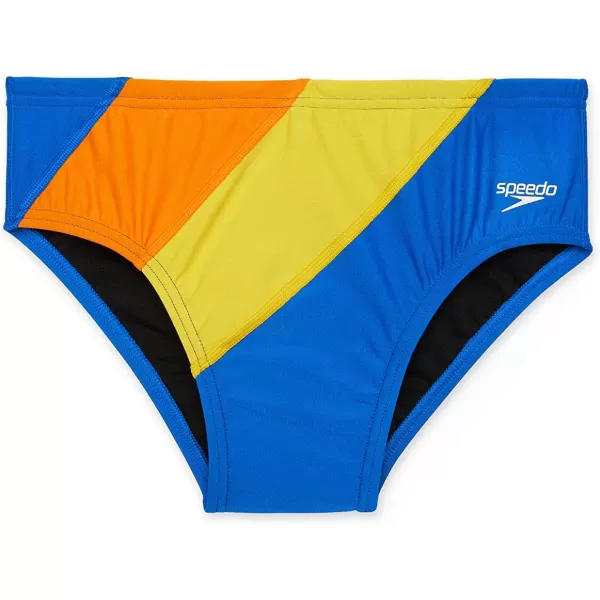 Speedo Mens Swimsuit Brief Endurance The OneVibrant Orange Block