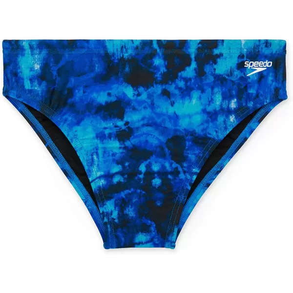 Speedo Mens Swimsuit Brief Endurance The OneWashed Tie Dye