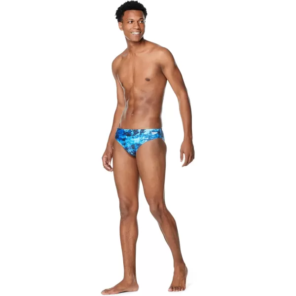 Speedo Mens Swimsuit Brief Endurance The OneWashed Tie Dye