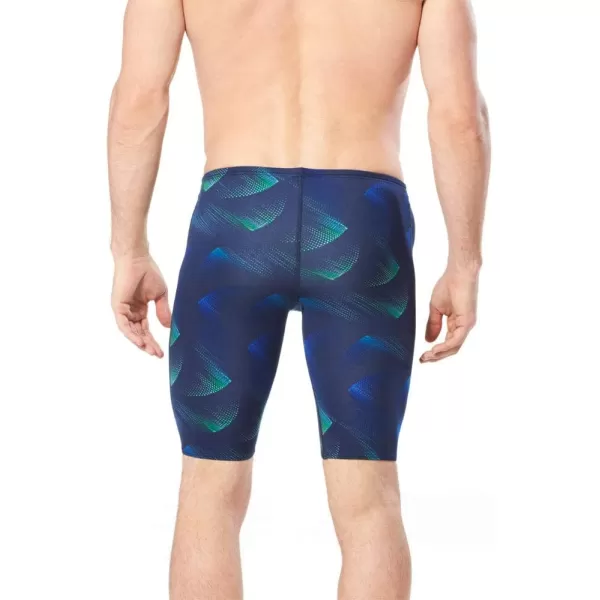 Speedo Mens Swimsuit Jammer Endurance Beta Blade Team ColorsNavyGreen