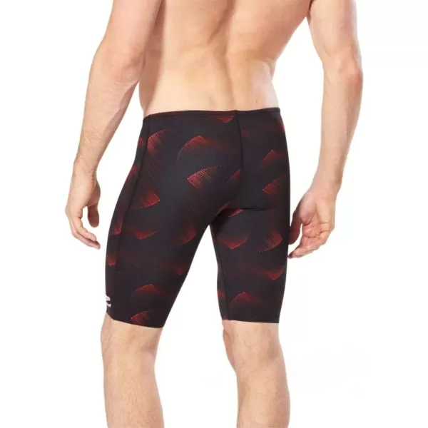 Speedo Mens Swimsuit Jammer Endurance Beta Blade Team ColorsSpeedo Red