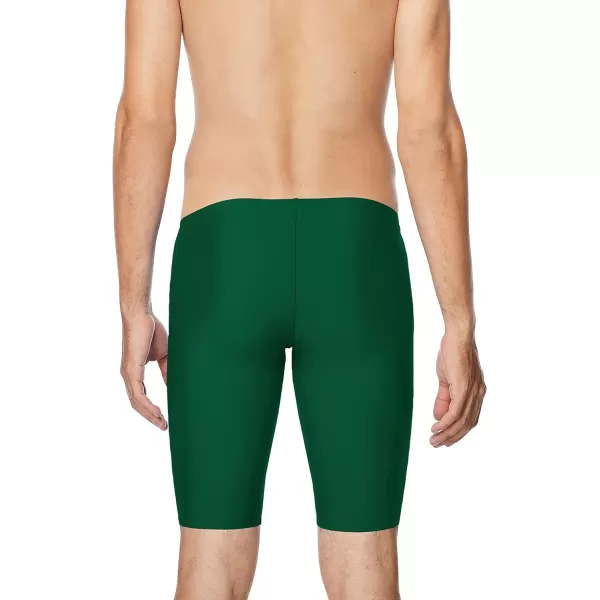 Speedo Mens Swimsuit Jammer Endurance Solid USA AdultTeam Dark Green