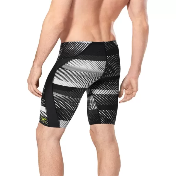 Speedo Mens Swimsuit Jammer Endurance The Fast WayBlackWhite