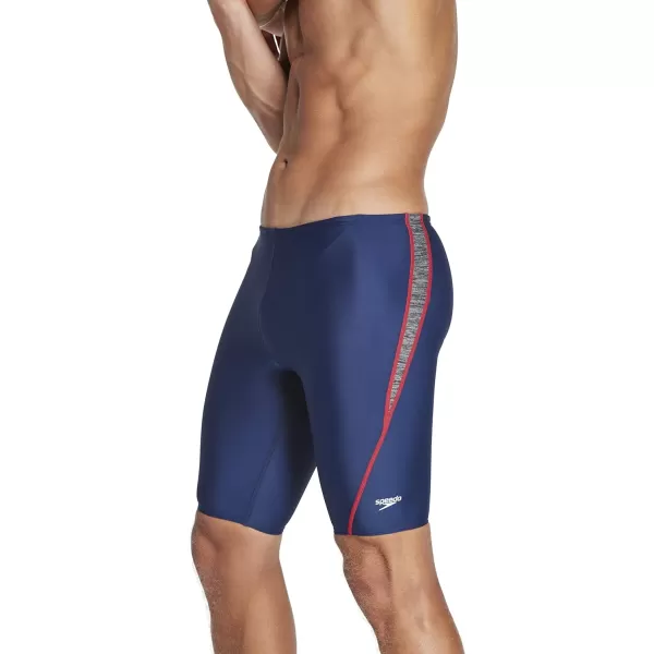 Speedo Mens Swimsuit Jammer ProLT Relaunch SpliceRedWhiteBlue