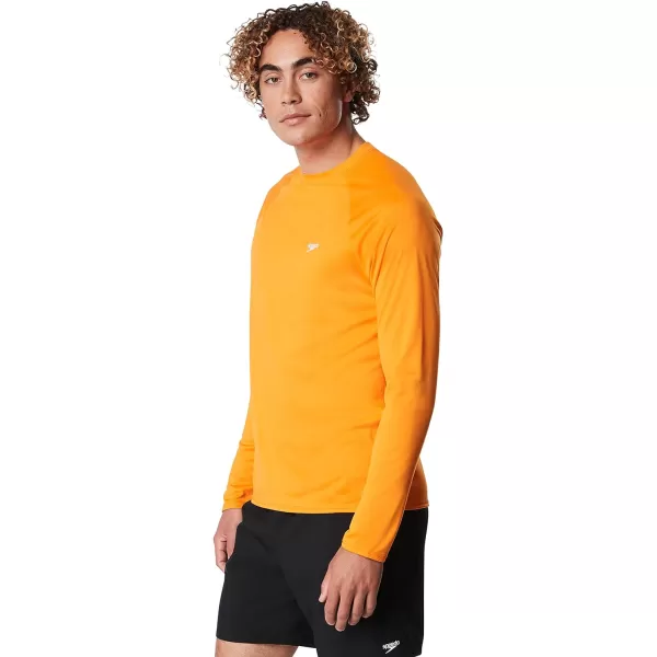 Speedo Mens Uv Swim Shirt Easy Long Sleeve Regular FitOriole