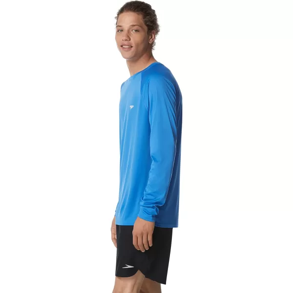 Speedo Mens Uv Swim Shirt Easy Long Sleeve Regular FitPalace Blue