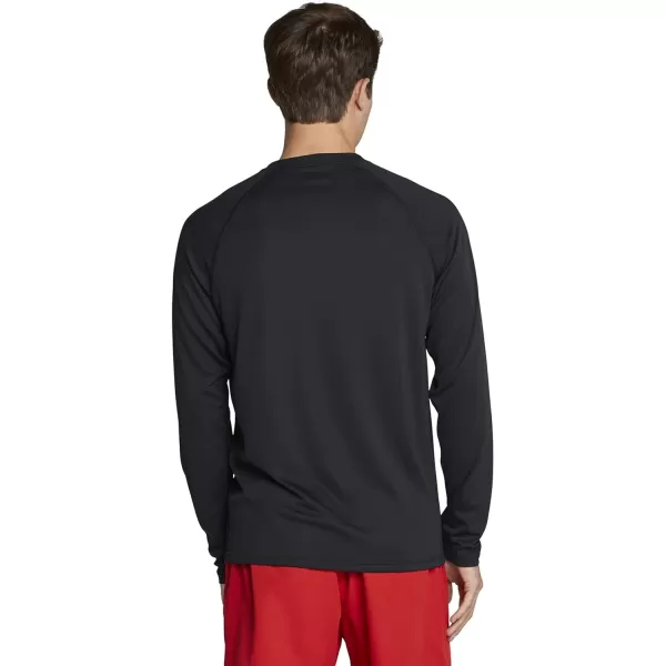 Speedo Mens Uv Swim Shirt Easy Long Sleeve Regular FitSpeedo Black