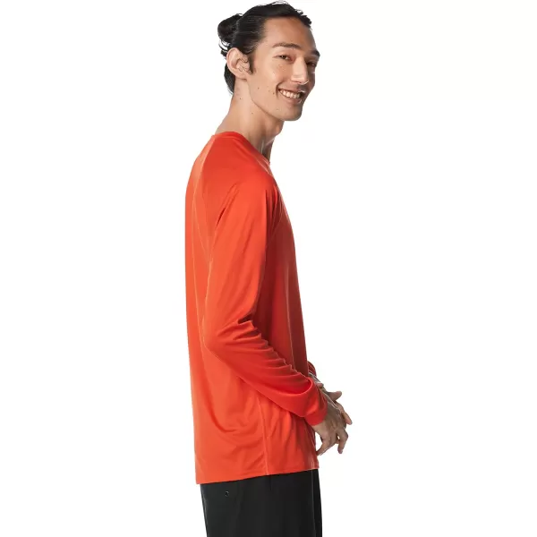 Speedo Mens Uv Swim Shirt Easy Long Sleeve Regular FitSpicy Orange