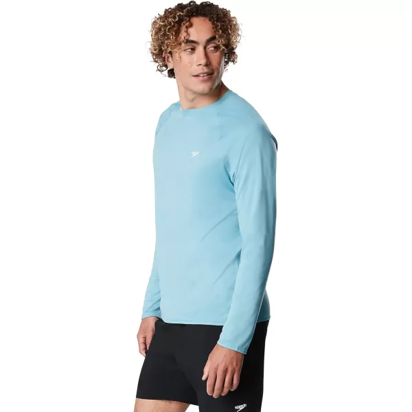 Speedo Mens Uv Swim Shirt Easy Long Sleeve Regular FitTurkish Sea