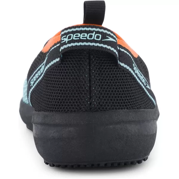 Speedo Mens Water Shoe Surfknit ProBlackAqua Splash