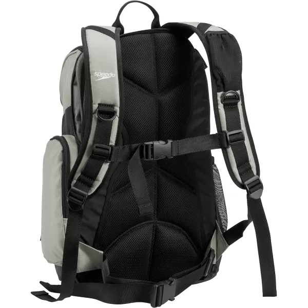 Speedo UnisexAdult Large Teamster Backpack 35LiterFrost GreyBlack