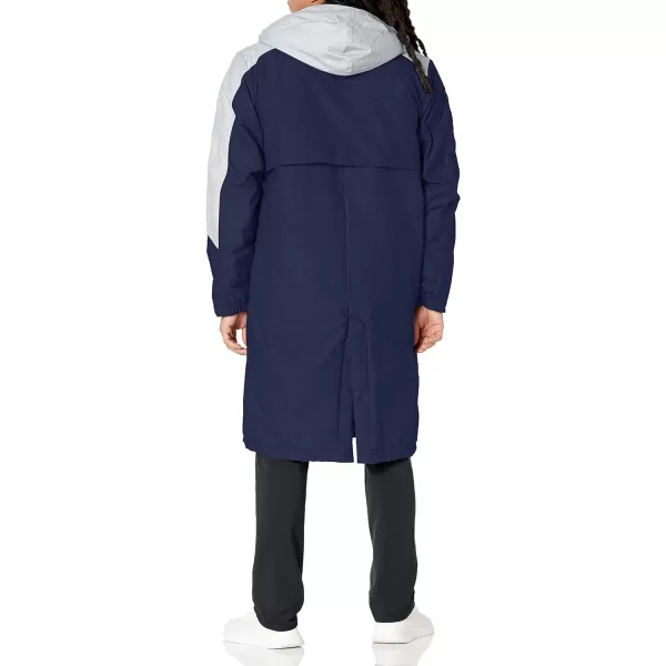 Speedo UnisexAdult Parka Jacket Fleece Lined Team ColorsNavyGrey