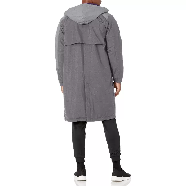 Speedo UnisexAdult Parka Jacket Fleece Lined Team ColorsPurpleGrey