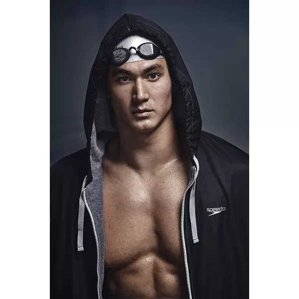 Speedo UnisexAdult Parka Jacket Fleece Lined Team ColorsPurpleGrey