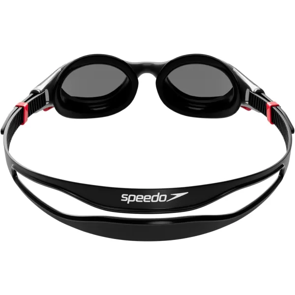 Speedo UnisexAdult Swim Goggle Biofuse 20BlackChrome Mirrored