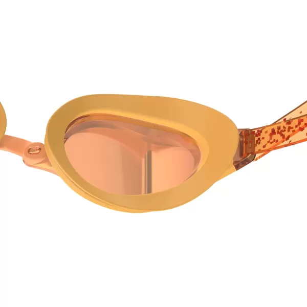 Speedo UnisexAdult Swim Goggles Speed Socket 20Amber Yellow Ltd Mirrored