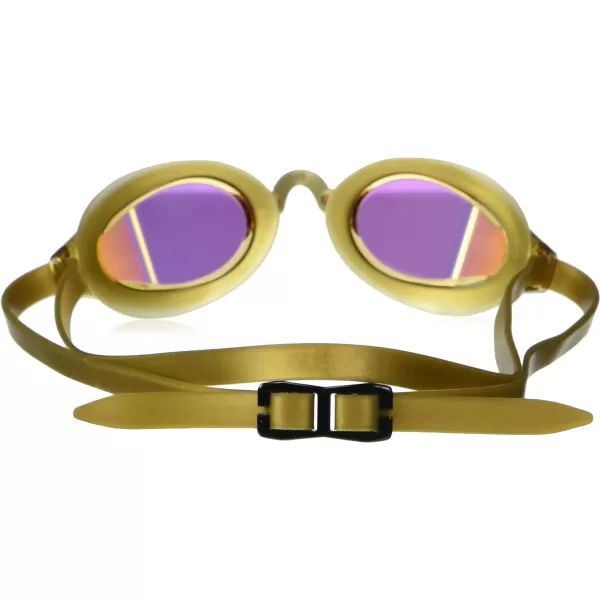 Speedo UnisexAdult Swim Goggles Speed Socket 20Gold Mirrored