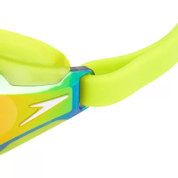Speedo UnisexAdult Swim Goggles Speed Socket 20Lime GreenSmokeAblazemirr
