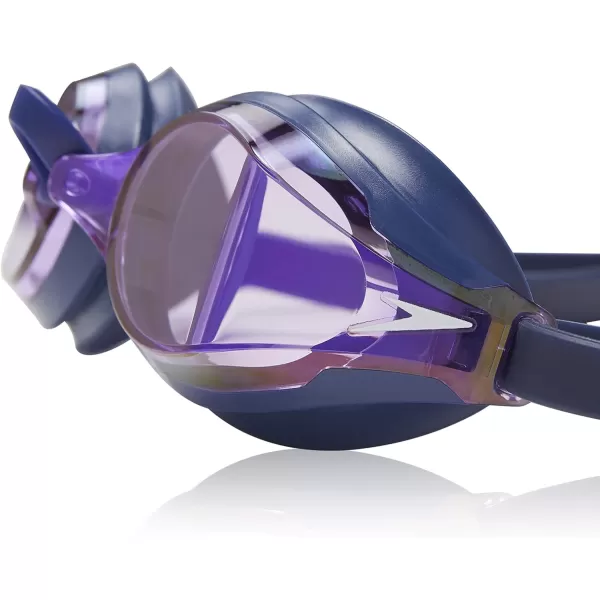 Speedo UnisexAdult Swim Goggles Speed Socket 20Purple Iris Mirrirroed