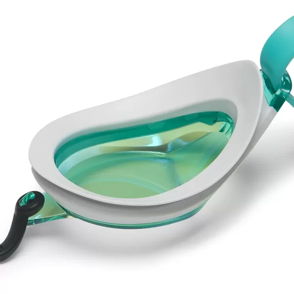 Speedo UnisexAdult Swim Goggles Speed Socket 20WhiteEmerald Mirrored