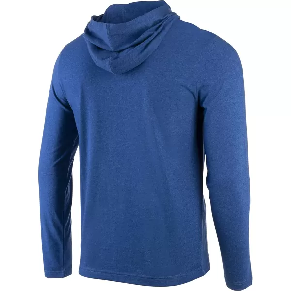 Speedo UnisexAdult TShirt Long Sleeve Hoodie Pull Over Team Warm UpSpeedo Blue