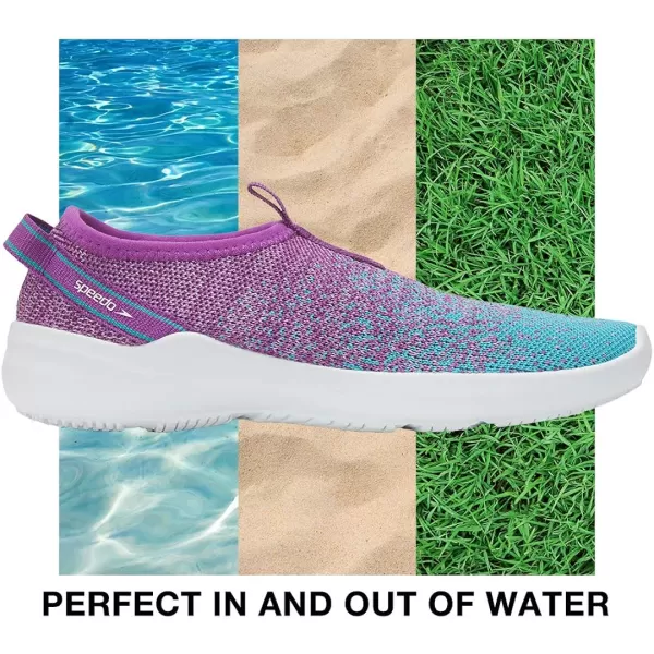 Speedo UnisexChild Water Shoe Surfknit Pro KidsByzantiumCeramic