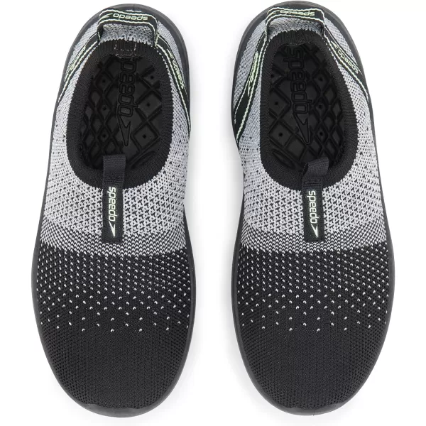 Speedo UnisexChild Water Shoe Surfknit Pro KidsHigh RiseBlack