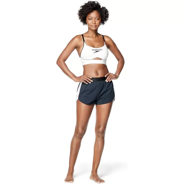 Speedo Womens Shorts Team Warm UpSpeedo Black Active