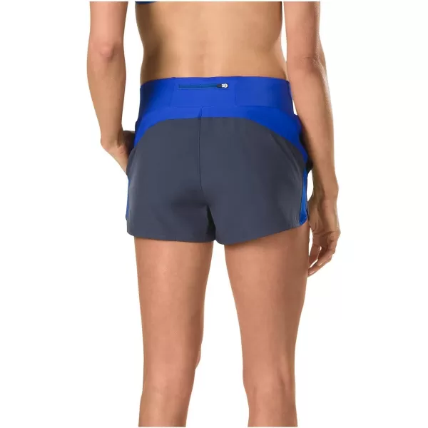 Speedo Womens Shorts Team Warm UpSpeedo Blue